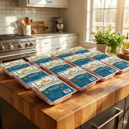 12 lbs total ground turkey value pack