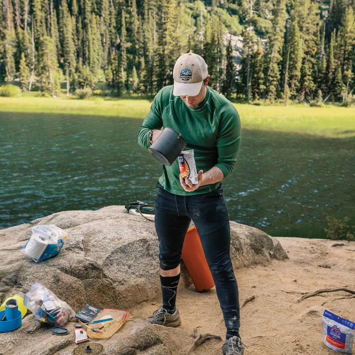 Just add water Mountain House food pouches