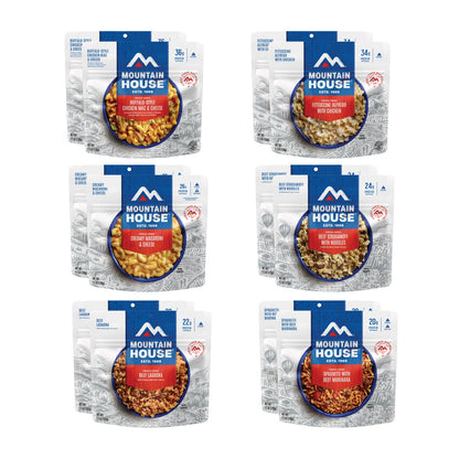 Mountain House Pasta Lovers Kit 12 pouches front view