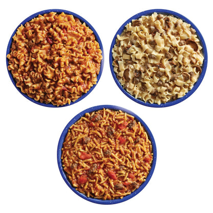 Mountain House emergency food kit with pasta meals