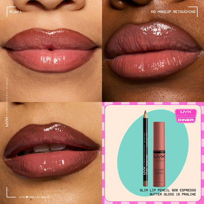 NYX Professional Makeup Butter Gloss Sugar Glass, 0.27 oz