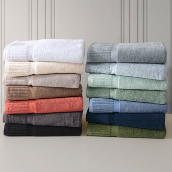 Light brown Turkish cotton bath towel set