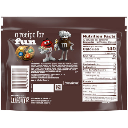 10 oz M&M'S milk chocolate candy for baking
