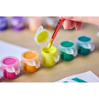 Crayola guided painting kit with paintbrush and color guide
