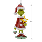 Hallmark festive Grinch character ornament