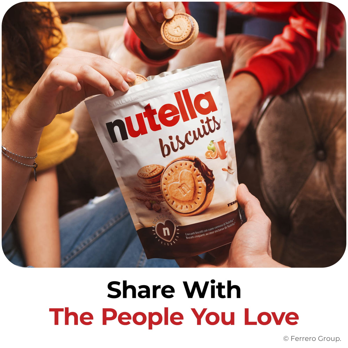Golden-baked Nutella Biscuits sweet snack