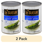 Le Sueur Very Young Small Sweet Peas two-pack, 15 oz cans