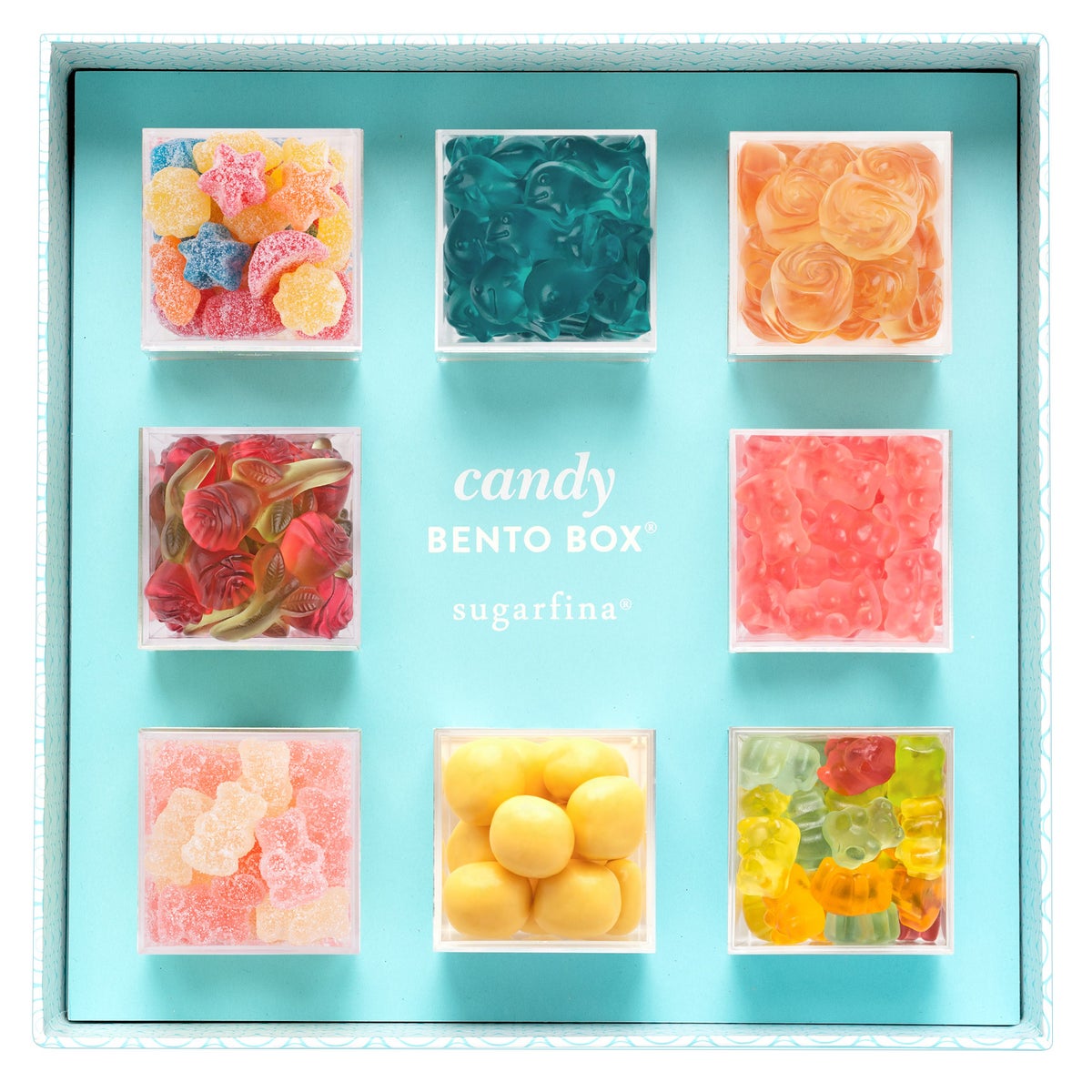 Giftable Sugarfina sweets box with floral-inspired candies
