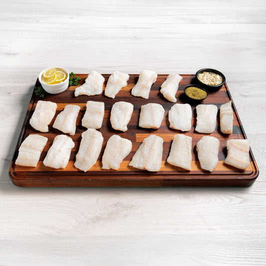 Rastelli's wild-caught Icelandic cod fillets with lemon garlic butter