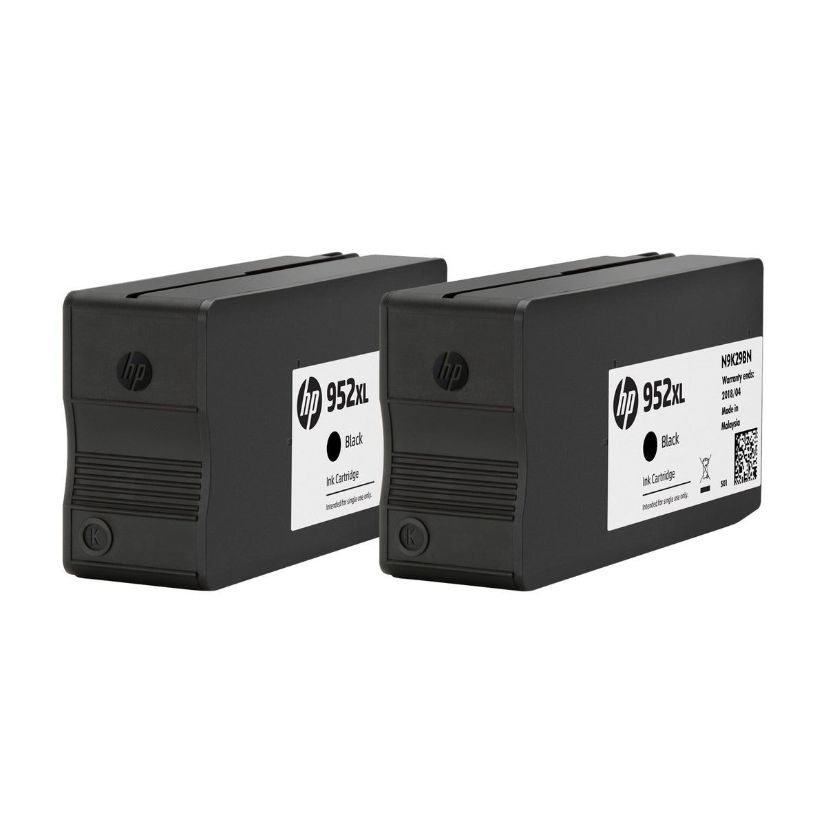 HP 952XL printer ink cartridge packaging