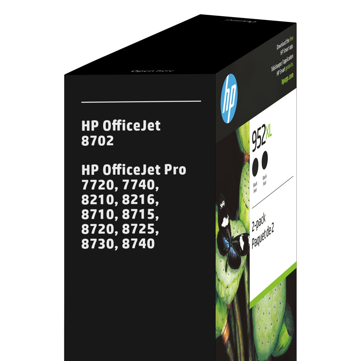 Black HP 952XL ink cartridge for Officejet printers