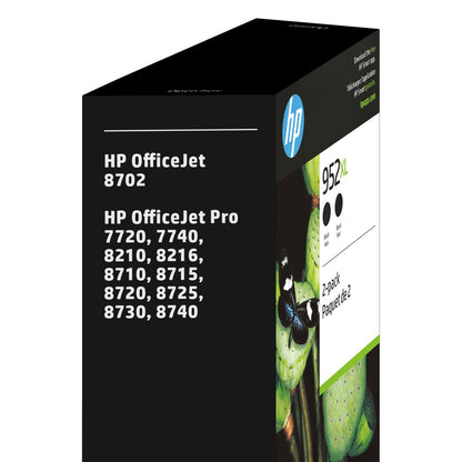 Black HP 952XL ink cartridge for Officejet printers