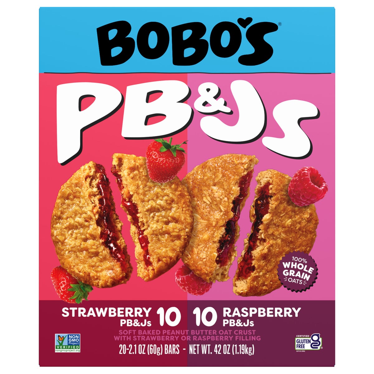 Bobo's 2.1 oz oat bars variety pack