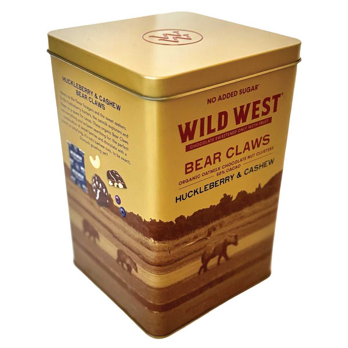 Wild West chocolate keepsake tin for gifting