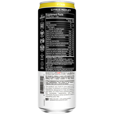 LifeAID recovery drink bottles with clean nutrient blend