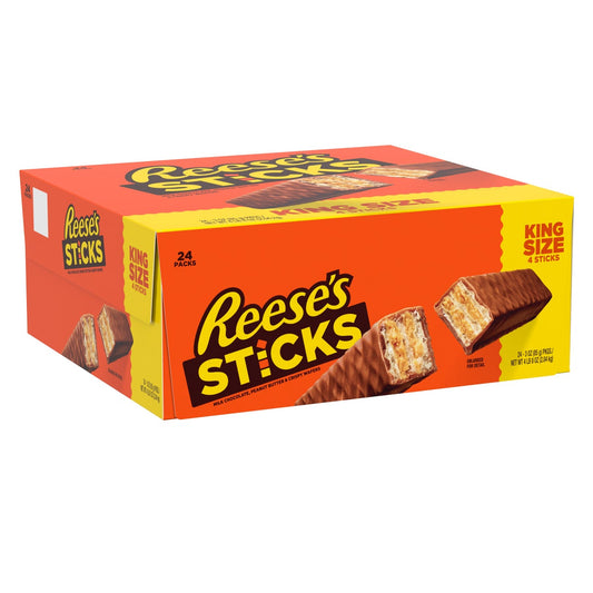 Reese's Sticks king size candy bars 24-count box
