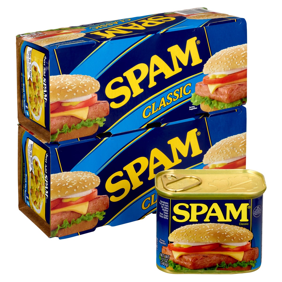 SPAM Classic canned meat 8-count pack