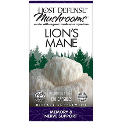 Host Defense Lion's Mane organic mushroom supplement