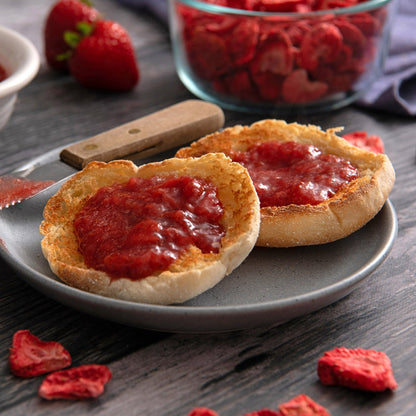 Long shelf life freeze dried strawberries package