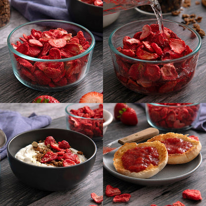 Premium freeze dried fruit servings by Nutrient Survival
