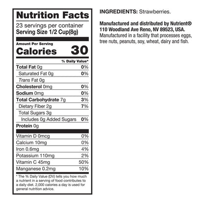 Emergency food kit strawberries 138 total servings