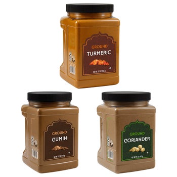 Cumin coriander and turmeric spice bundle 5.9 lbs