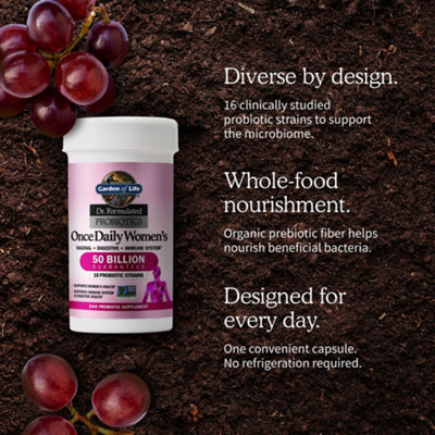 Garden of Life shelf-stable women’s probiotic formula