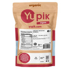 Unsalted organic pistachio kernels in bulk bag