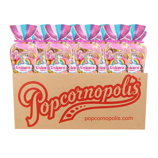 Popcornopolis Unicorn Popcorn Cones 12-count pack