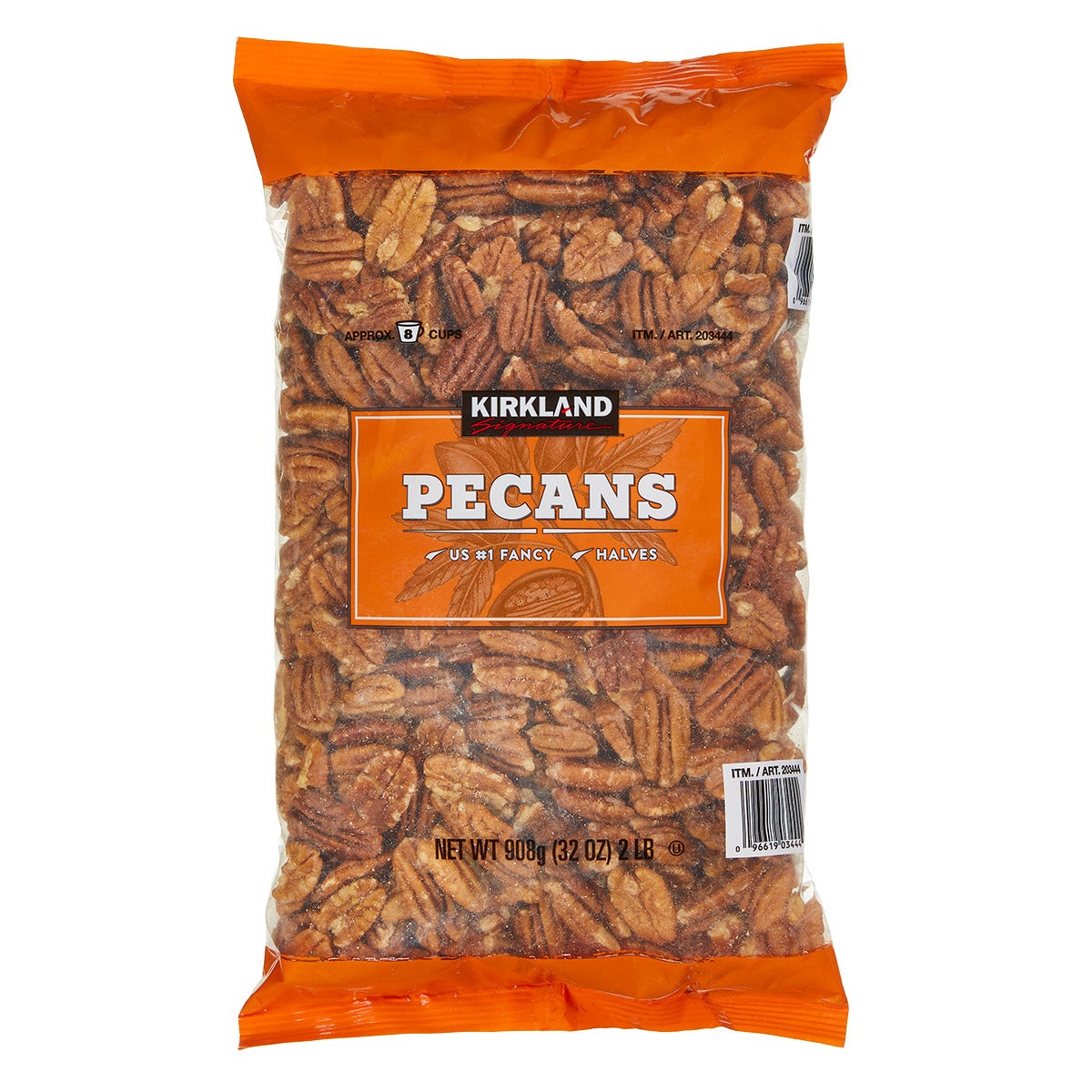 Kirkland Signature pecan halves 2 lb bag