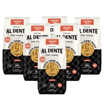 Al Dente fusilli protein pasta 6-pack 12 oz bags