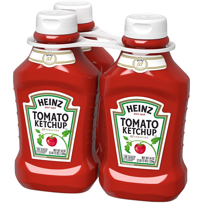 Heinz ketchup bottle front label