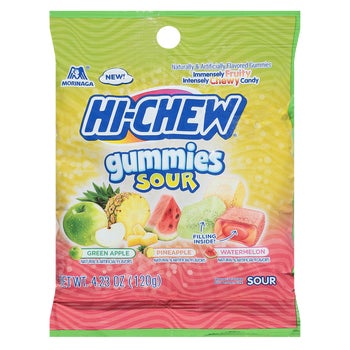 Hi-Chew Sour Gummies assorted flavors 4.23 oz 9-count