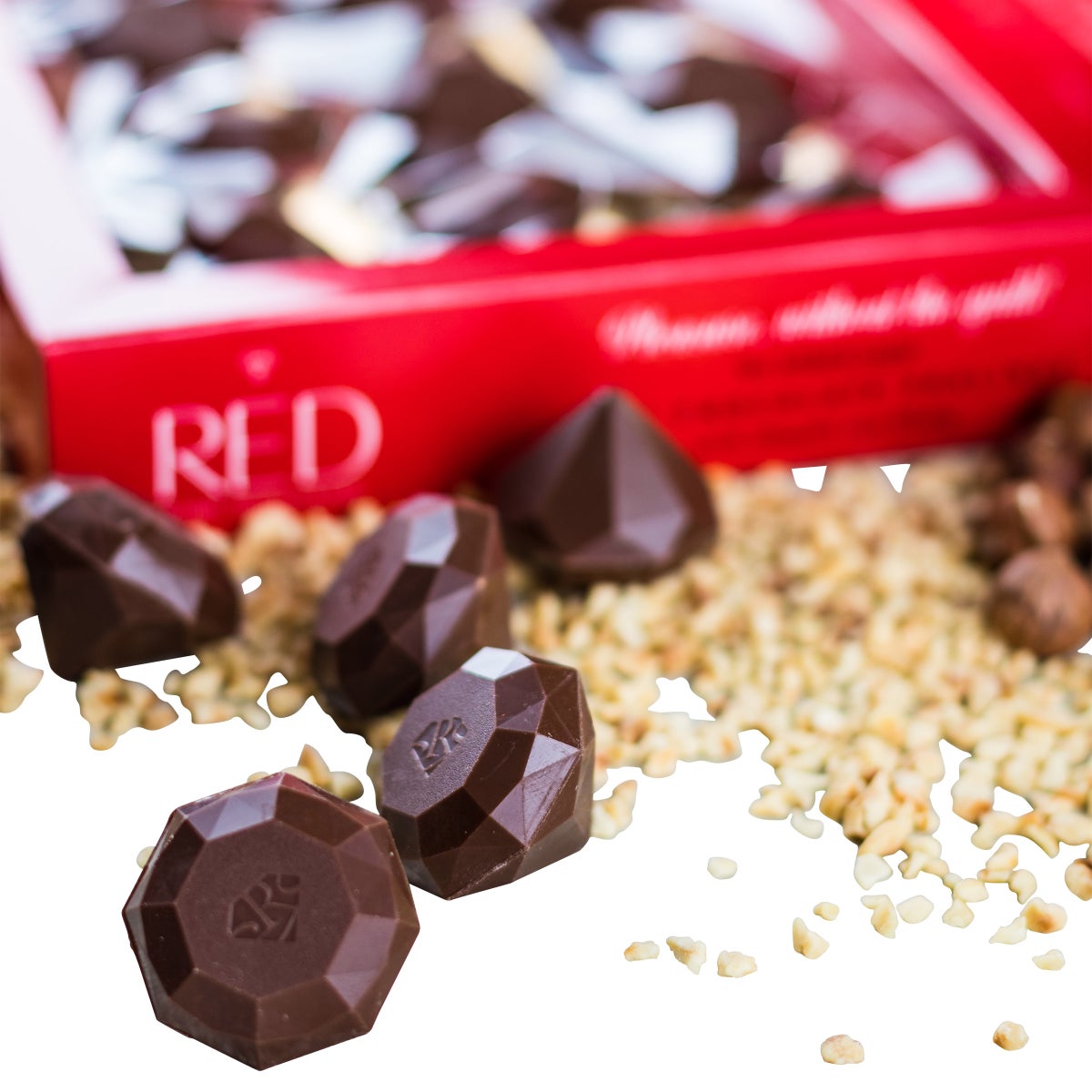 Gluten free milk chocolate coconut candy boxes