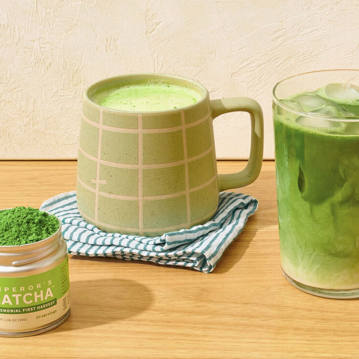 Three-pack Sencha Naturals matcha tins