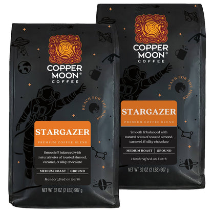 Copper Moon Stargazer Blend ground coffee 2-pack