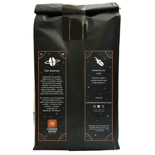 Copper Moon medium roast ground coffee bags