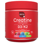 Zena Creatine Gummies + D3/K2 variety pack bottle