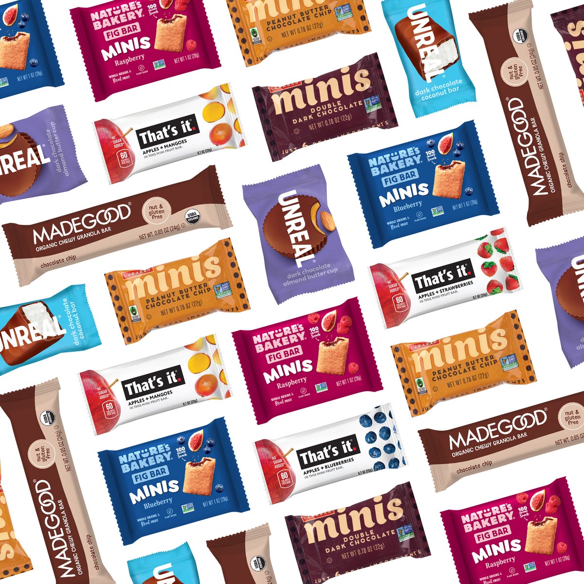 Nature's Bakery minis fig bars in blueberry