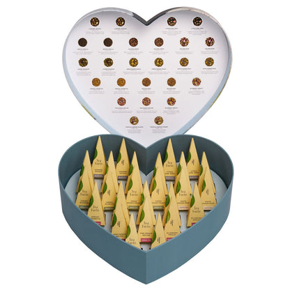 Keepsake tea bundle with 26 pyramid infusers