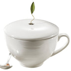 White café cup included in Tea Forté bundle