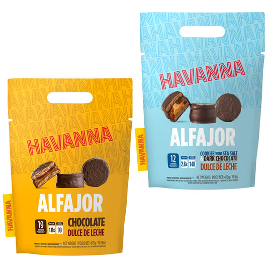 Havanna mini alfajores chocolate and Mar de Plata bundle