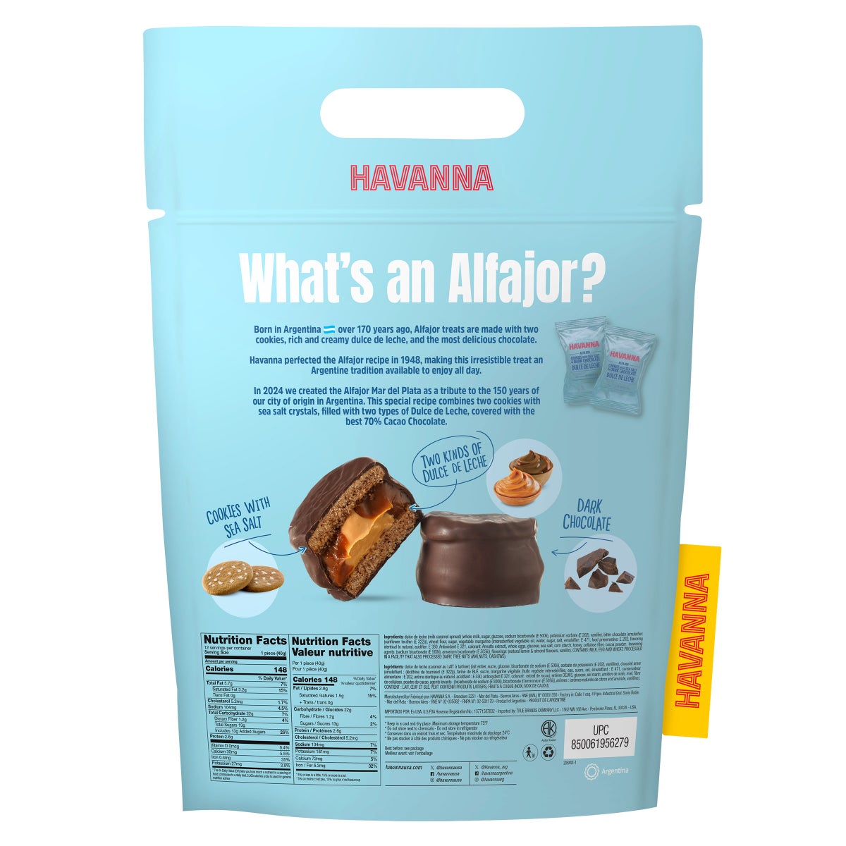 Mini Mar de Plata alfajores by Havanna, 2-bag bundle