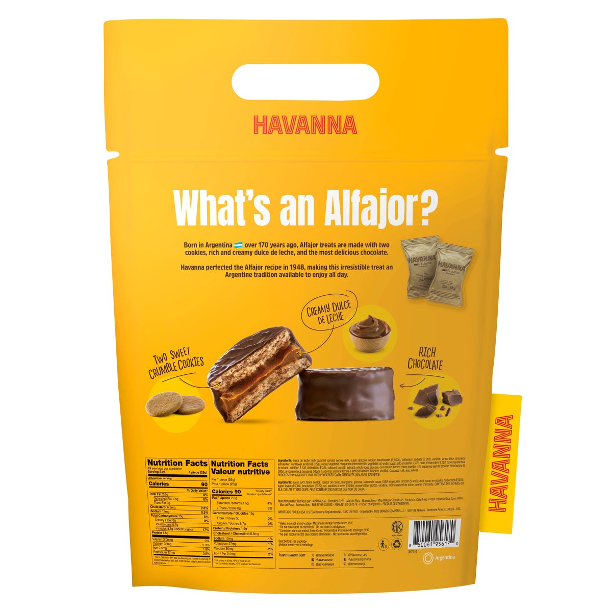 Havanna assorted mini alfajores packaged sweet treat