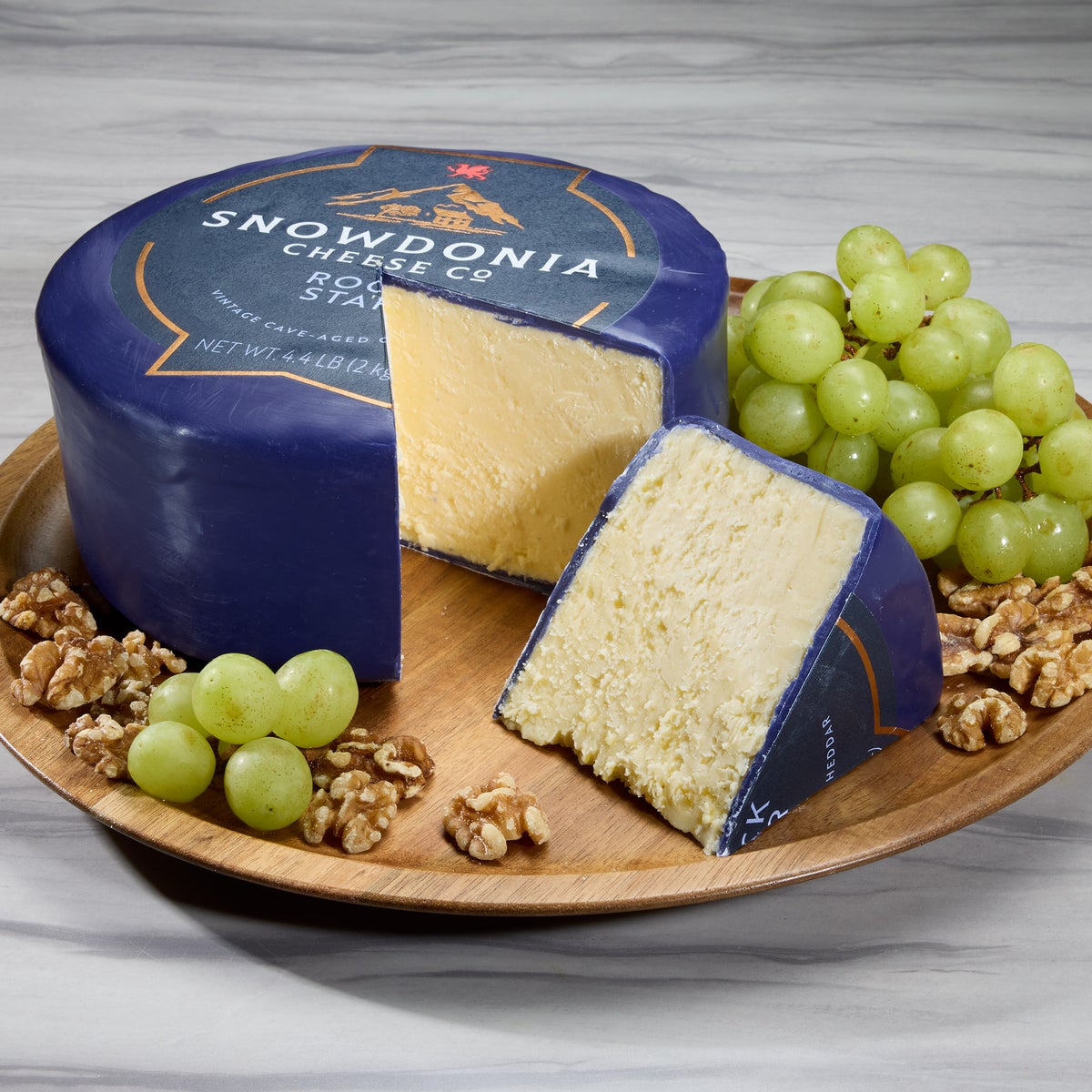 Snowdonia Rock Star cheddar cheese full wheel