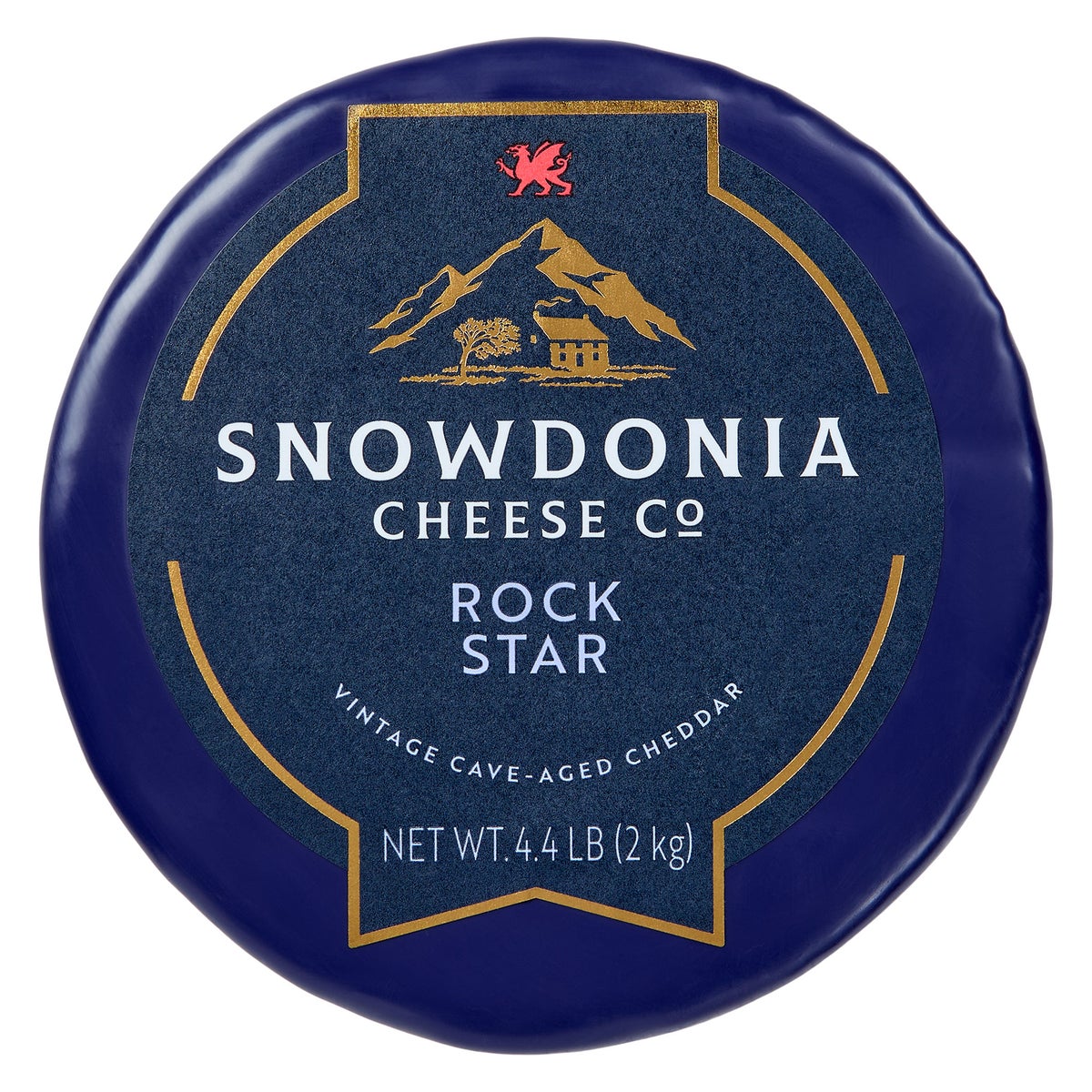 Scotland cheddar cheese wheel from Snowdonia