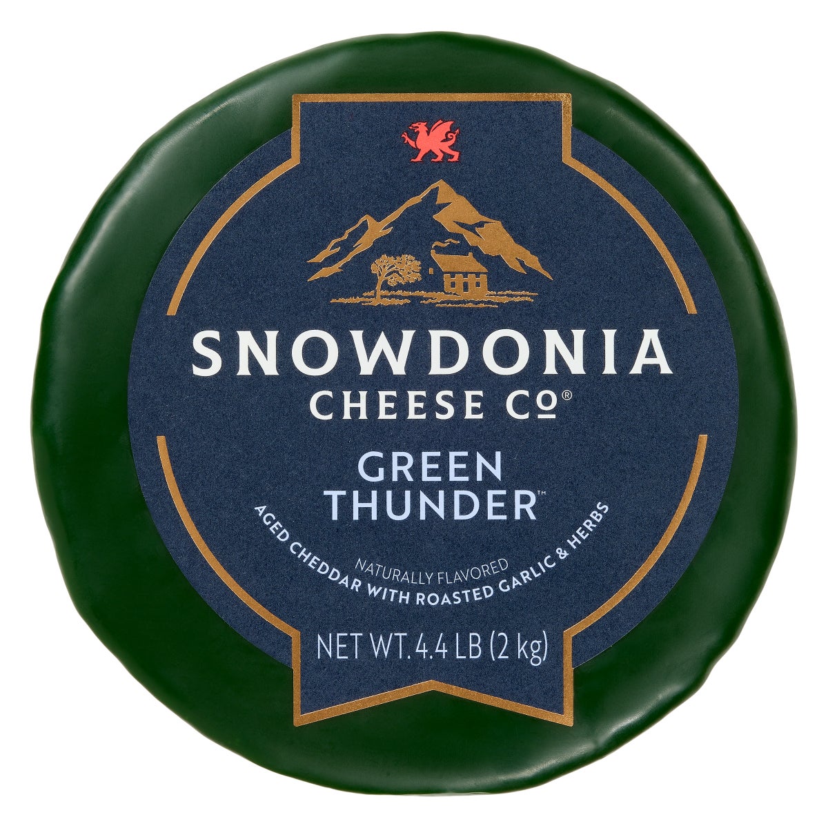 Scotland-made Snowdonia Green Thunder cheddar