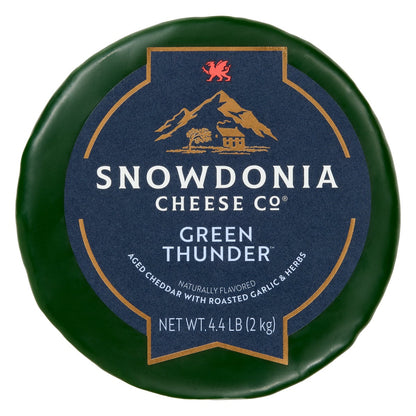 Scotland-made Snowdonia Green Thunder cheddar