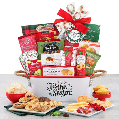 Wine Country holiday gift basket assortment