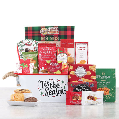 Sweet and savory gift basket for the season